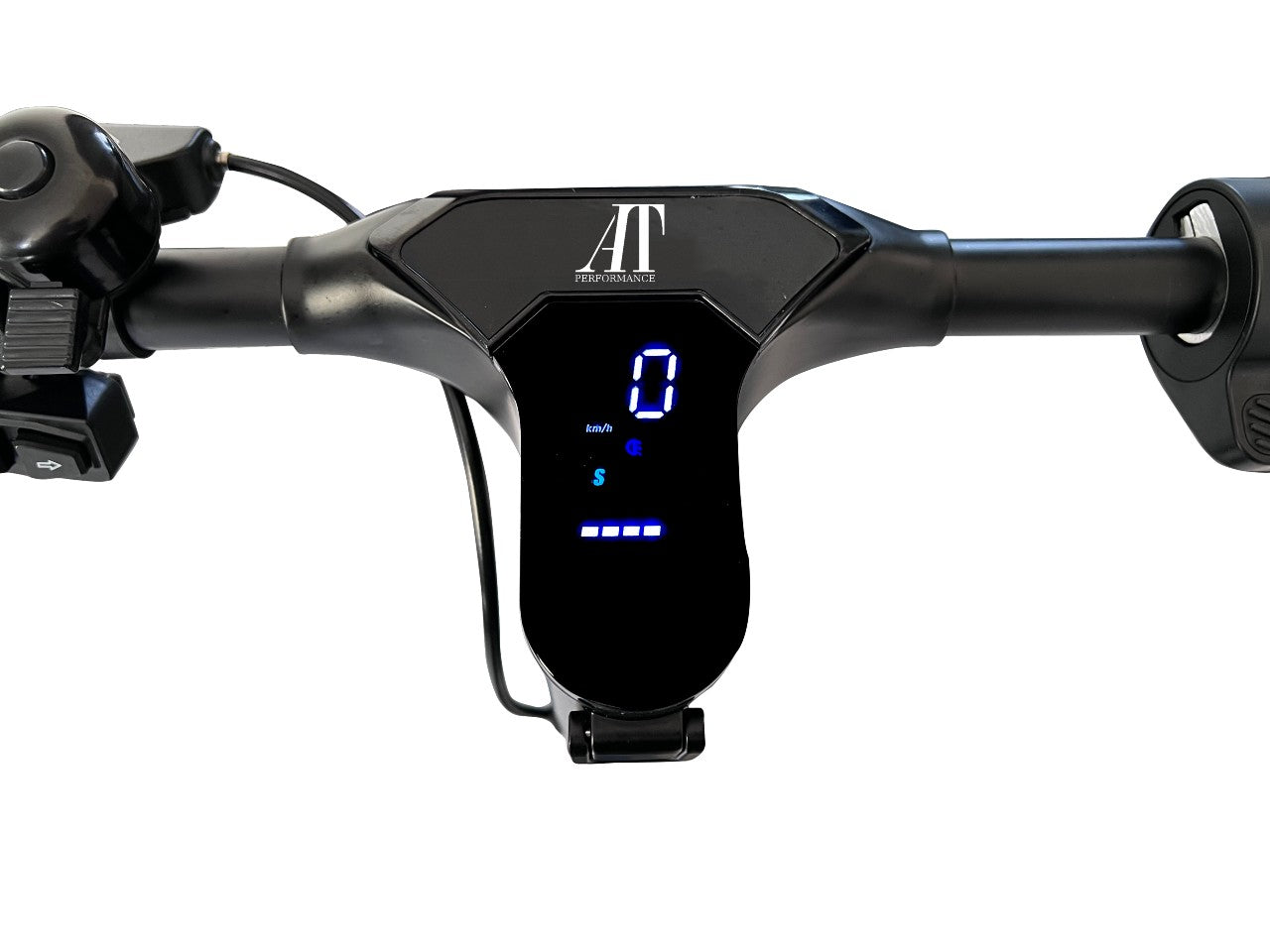 Trotineta electrica MAX, AT PERFORMANCE, 350W, Cu afisaj LCD, Baterie Lithium-Ion 15, 6 Ah, Autonomie 55 km, Viteza 25km/h, greutate maxima admisa 120 Kg