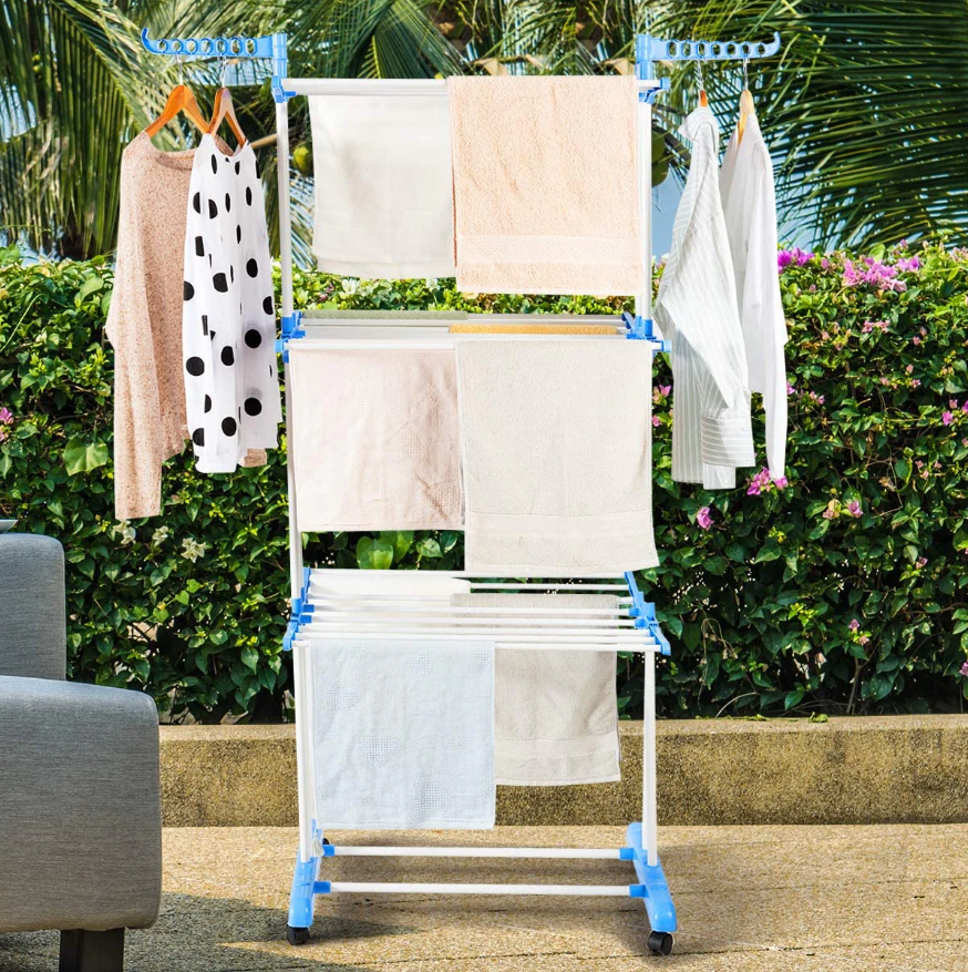 Uscător Vertical Pliabil Rufe/Haine – Soluția Mobilă pentru Spații Compacte