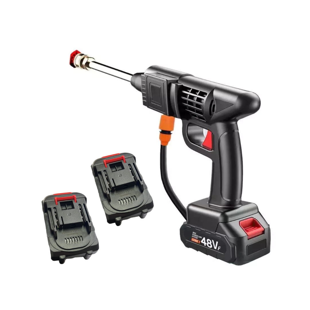 Pistol de spălat cu presiune AT PERFORMANCE® 36V, cu 2X acumulator, 25 bari, 240 l/h, mobil, multifuncțional, cu accesorii