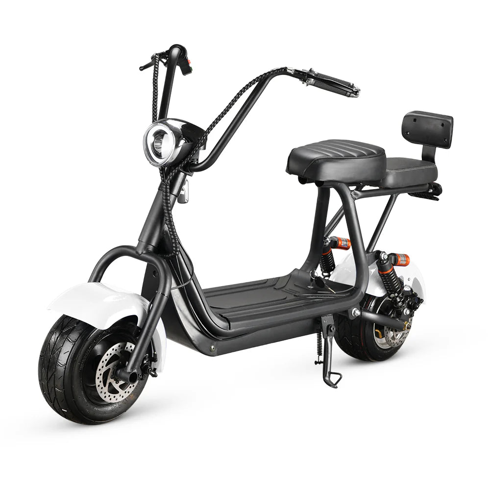 Mini Harley Electrică 800W 48V | Scuter Urban AT PERFORMANCE®, Autonomie 35 km, Se Conduce Fără Permis 25 km/h