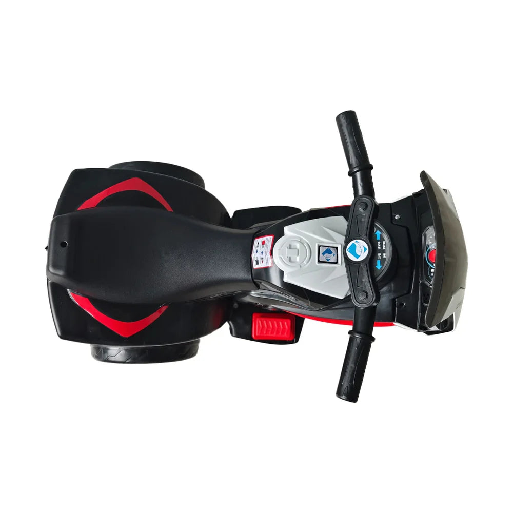 Motocicletă Electrică pentru Copii KI-0003, 6V, 2 Roți, Baterie Reîncărcabilă, 2-6 Ani