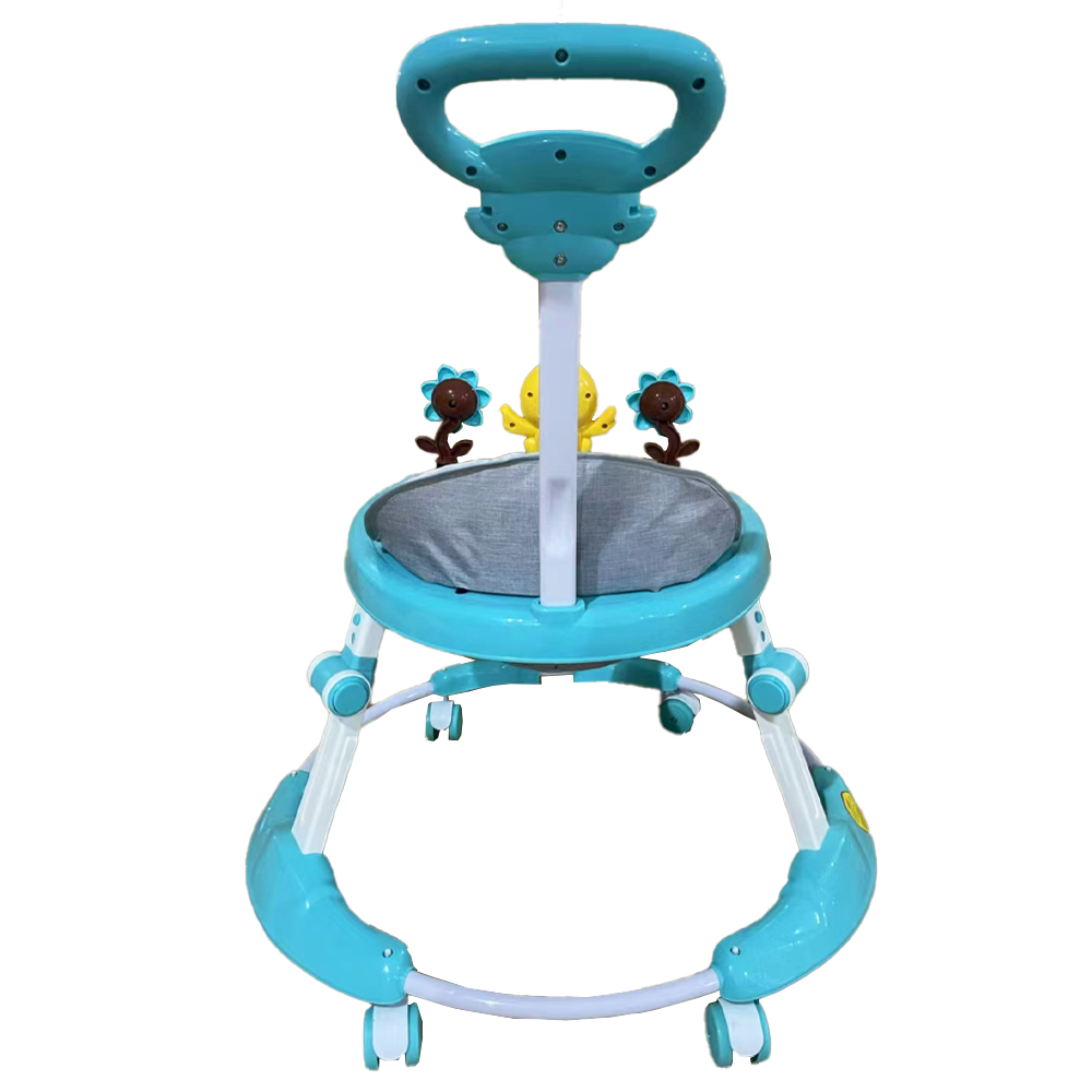 Premergător 3 în 1 pentru Copii AT PERFORMANCE® – Maner Ergonomic, Roti Silentioase Si 2 Culori Albastru, Roz