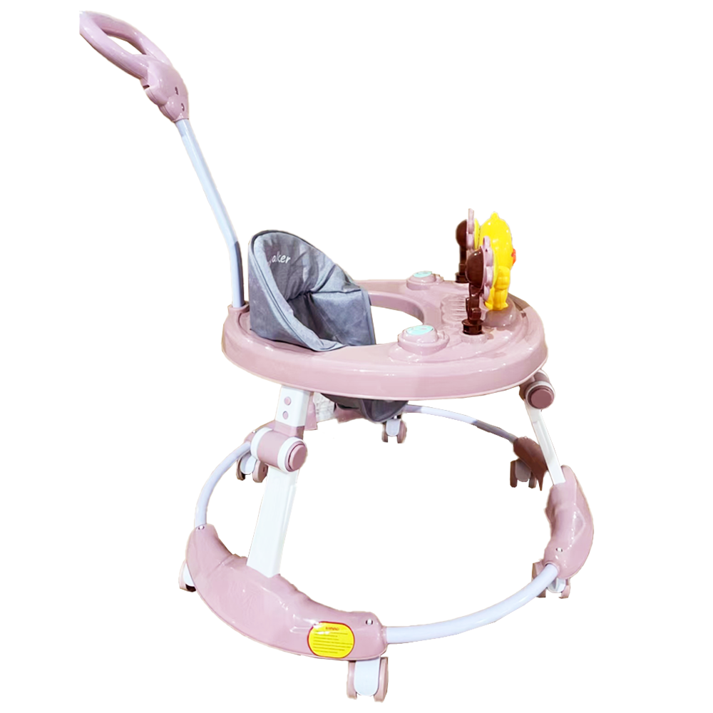 Premergător 3 în 1 pentru Copii AT PERFORMANCE® – Maner Ergonomic, Roti Silentioase Si 2 Culori Albastru, Roz