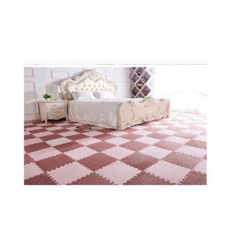 Set 12x Mocheta Pufoasa, AT PERFORMANCE®, Tip Covor Puzzle, cu Spuma 30×30 cm