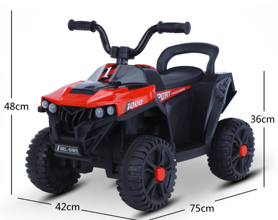 ATV Electric AT PERFORMANCE®, pentru Copii, 84x40x26Cm, Mp3 Player, USB, Lumini