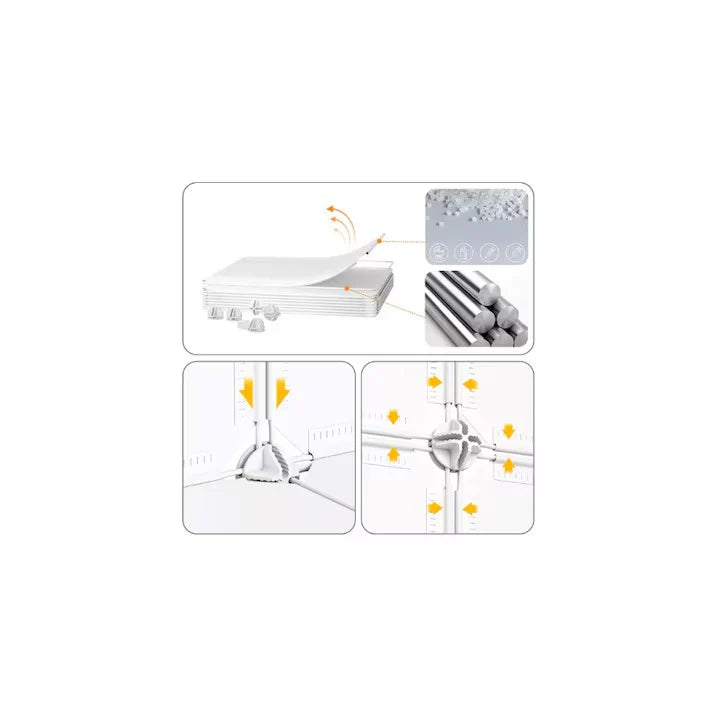 Dulap modular pentru copii, verde, AT PERFORMANCE®, 12 rafturi, durabil, 76X37X147 cm, animalute zoo