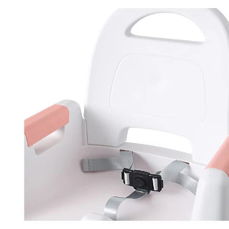 Scaun de masa pentru bebelusi si copii, At Performance, multifunctional, 3in1, tavita detasabila, Roz