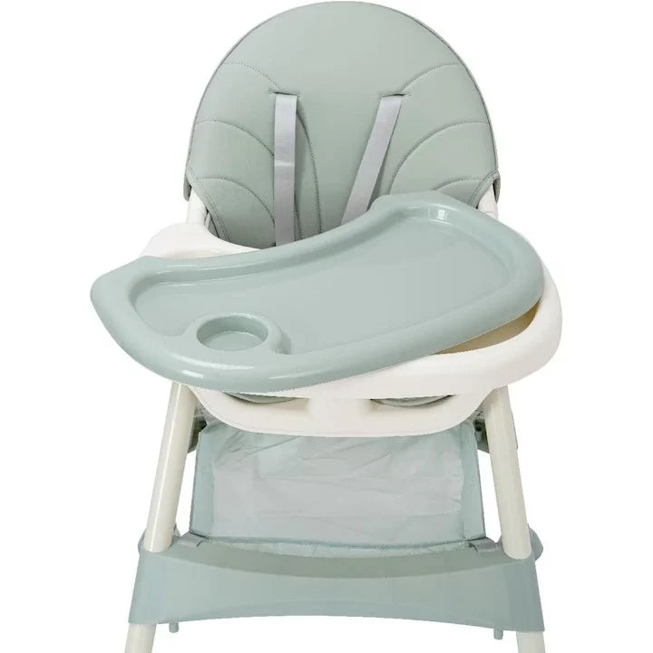 Scaun Multifuncțional 4 în 1– Design Modern și Portabil verde, Reglabil pe Înălțime și Înclinare, Ideal pentru Copii