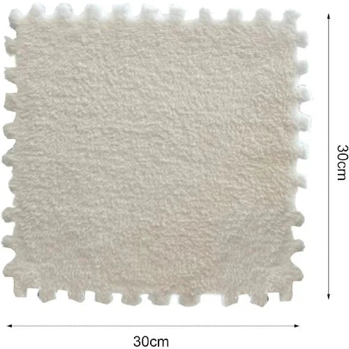 Set 12x Mocheta Pufoasa, AT PERFORMANCE®, Tip Covor Puzzle, cu Spuma 30×30 cm