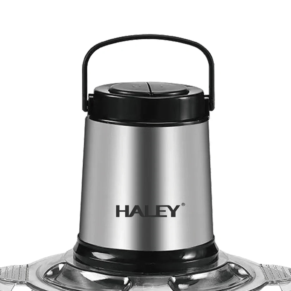 Tocător de alimente HALEY HY-1225 – Putere de 500W și vas de 2L din inox pentru tocare rapidă și eficientă