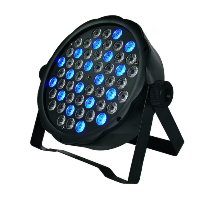 Proiector Joc de Lumini PAR LED AT PERFORMANCE®, 54x3W RGB, DMX, Efecte Disco, Activare Muzică – Ideal pentru Cluburi, Scenă, Petreceri