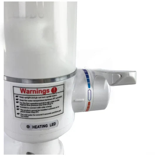 Robinet electric pentru incalzit apa AT PERFORMANCE®, functie de reglare a temperaturii, 3kW, Apa fierbinte 30° - 60° C, durata de incalzire a apei 3 - 5 sec