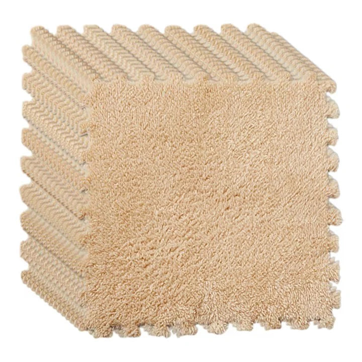 Set 12x Mocheta Pufoasa, AT PERFORMANCE®, Tip Covor Puzzle, cu Spuma 30×30 cm