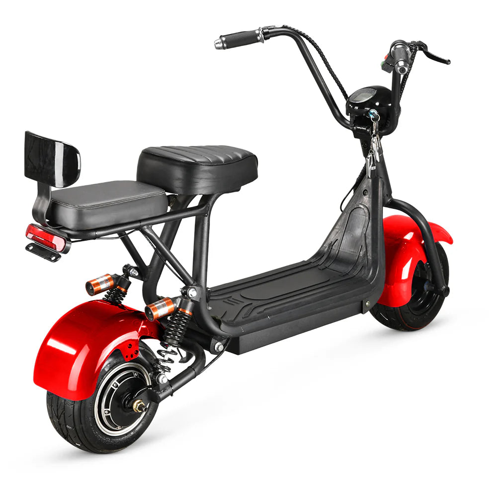 Mini Harley Electrică 800W 48V | Scuter Urban AT PERFORMANCE®, Autonomie 35 km, Se Conduce Fără Permis 25 km/h