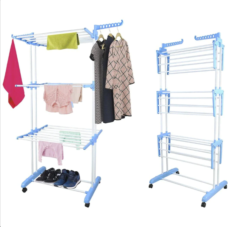 Uscător Vertical Pliabil Rufe/Haine – Soluția Mobilă pentru Spații Compacte