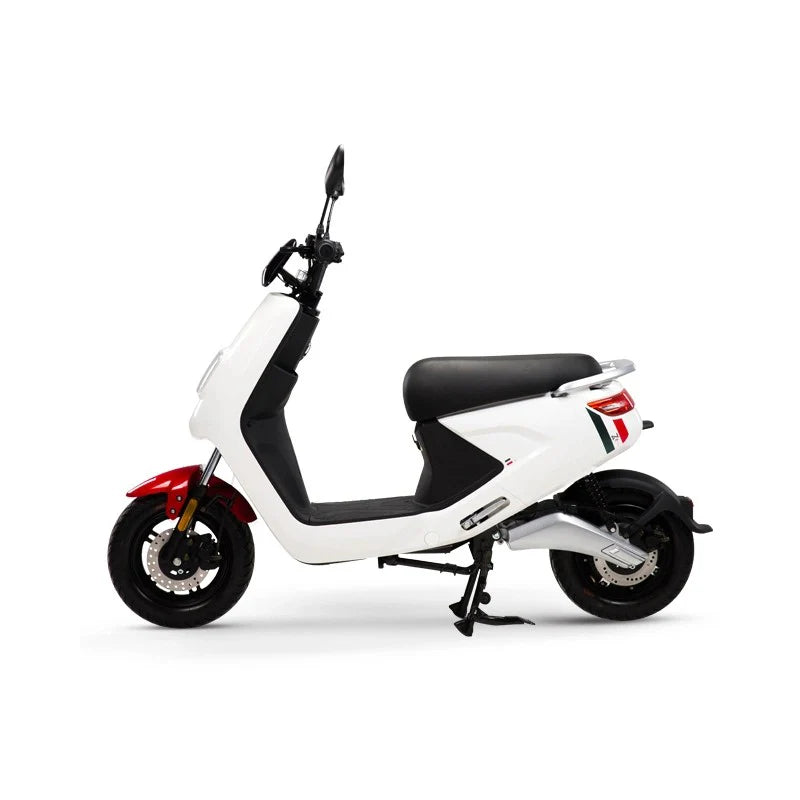 Scuter Electric N-Moto LX04 – Gri, Motor BOSCH 1440W, Autonomie 80 km, Dimensiuni 1750×570×1140mm, Greutate 80kg, Viteză 25 km/h, Fără Permis, CIV, COC & EEC+ Cadou Tricou N-Moto