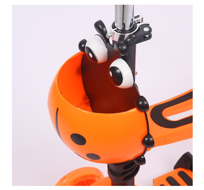 Tricicleta, 5 In 1 Sezut Cu Spatar, Reglabila, Pentru Copii, At Performance, Cu Maner Ajustabil 5 Trepte, 3 Roti Led.