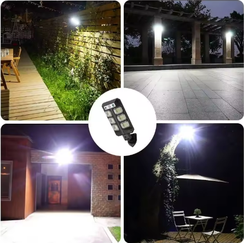 Lampa Solara Stradala LED 10W, Senzor miscare si Telecomanda rezistente la Ploaie si Inghet