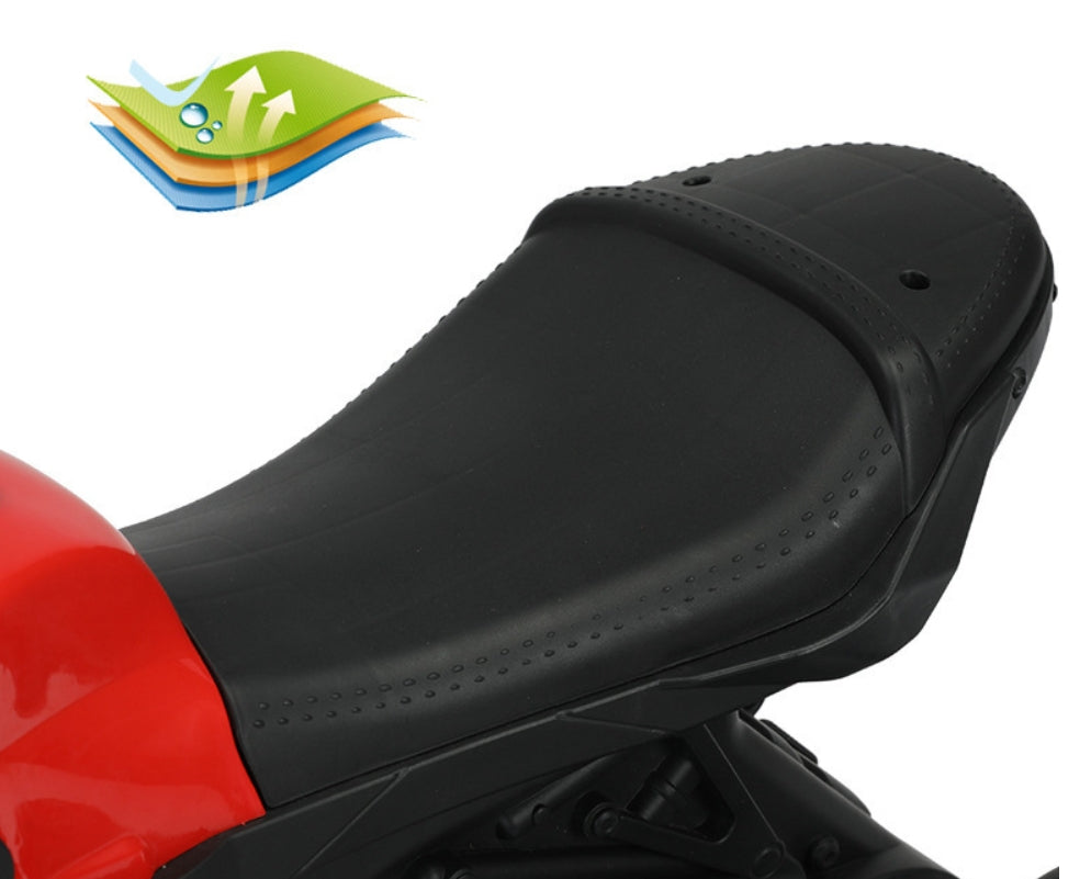 Motocicleta Electrica cu Acumulator pentru Copii AT PERFORMANCE®, Cu melodii si lumini, 6V, 3 Roti