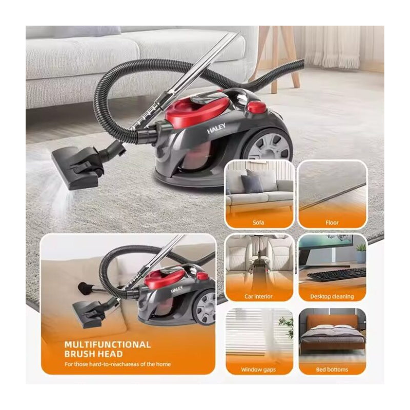 Aspirator cu sac HALEY, 3000W, recipient de 1,5L, putere mare de aspirare