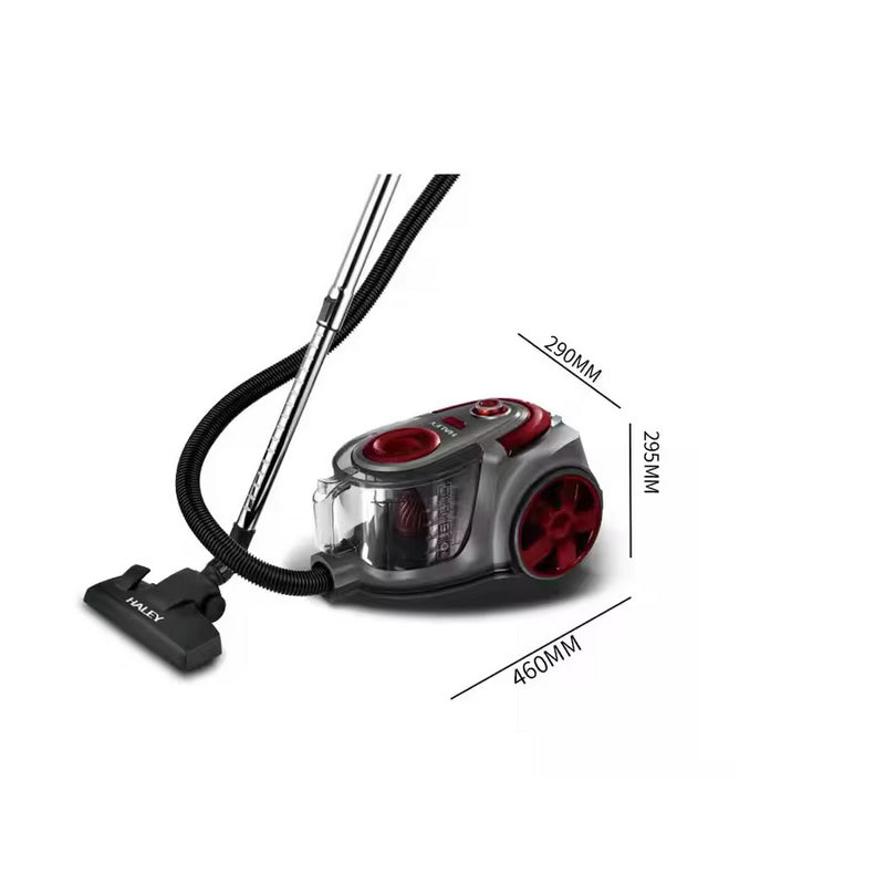 Aspirator fara sac HALEY, 3000W, 2L, putere mare, tehnologie ciclonica, eficienta superioara