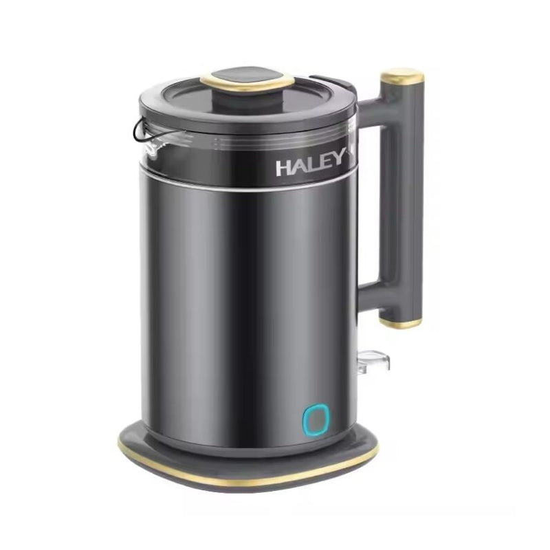 Ceainic Electronic de Apa HALEY, 2L, 1800W, Fierbator cu Captuseala din Sticla ingrosata, Borosilicat