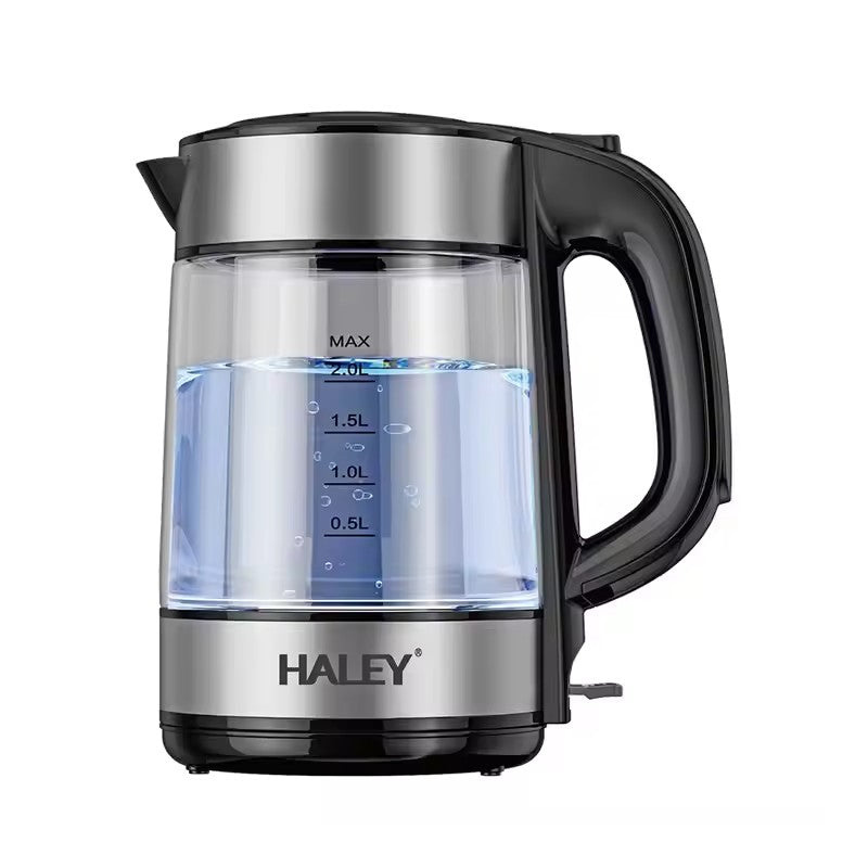 Fierbator electric Haley din Sticla, 2 L, pentru Uz Casnic si Hotel