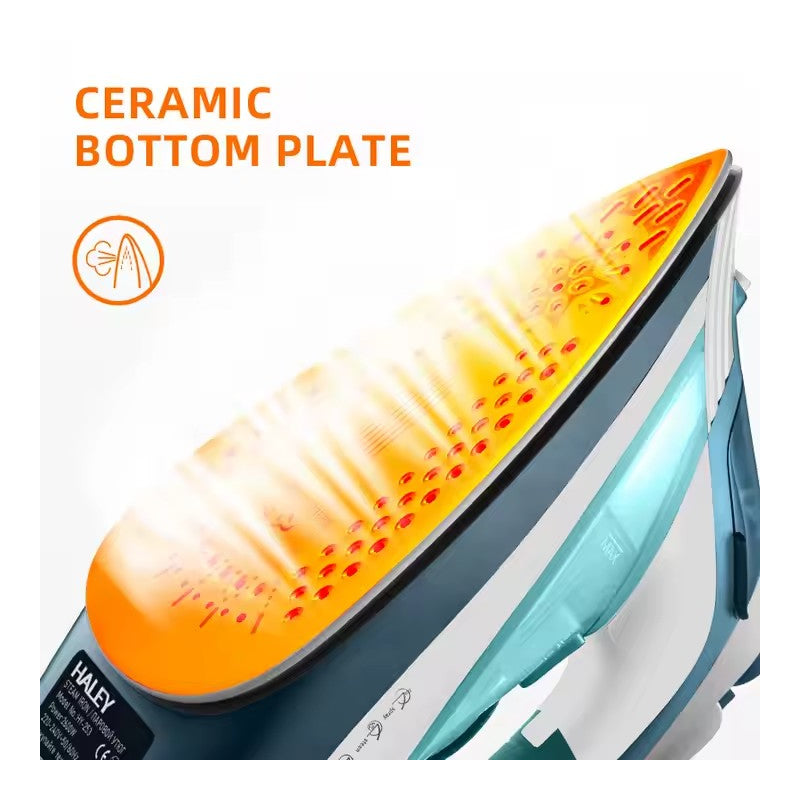 Fier de Calcat cu Abur HALEY 2200W, Talpa Ceramica, Temperatura Reglabila, Performanta Profesionala