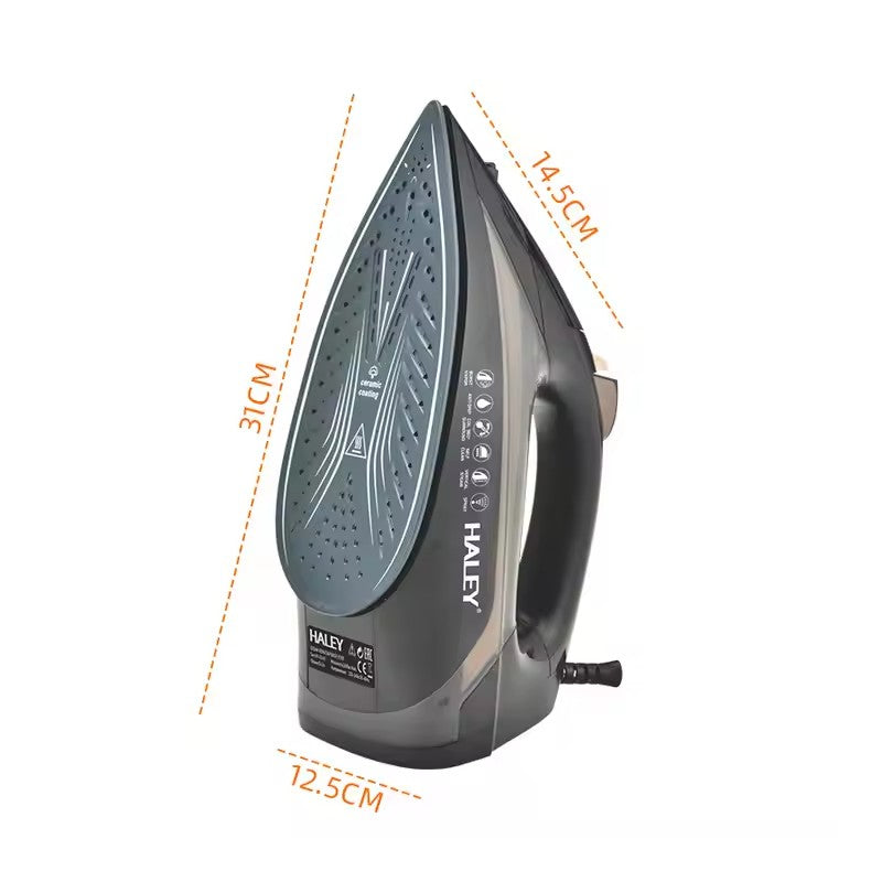 Fier de calcat HALEY, 2200 W, talpa ceramica, ideal pentru Hoteluri si Acasa