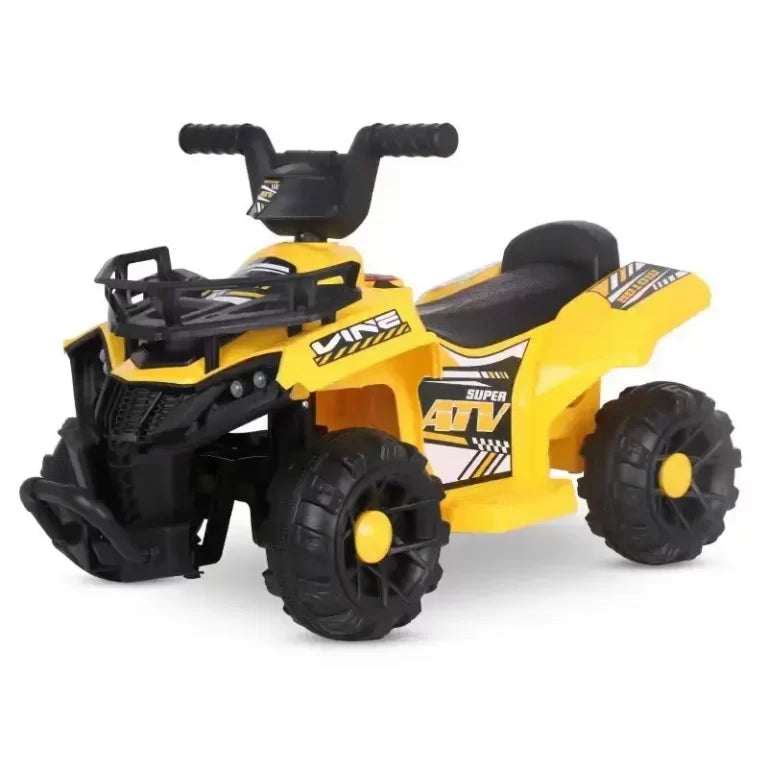 Vehicul Electric ATV, Quad pentATV PowerKid 6V – Aventură Electrică pentru Micii Șoferi (2–6 ani, 3–5 km/h)ru Copii, Homcom, Baterie Reincarcabila 6V, 2-6 Ani