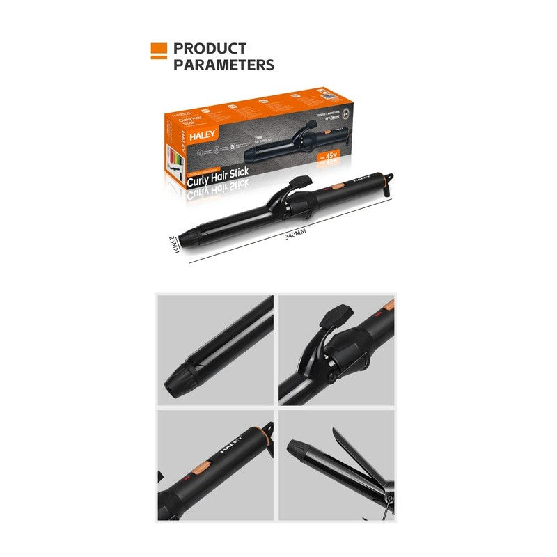 Ondulator de Par HALEY– Solutia Profesionala pentru Coafuri Perfecte, Compatibil cu Toate Tipurile de Par