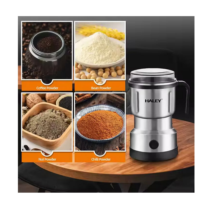 Rasnita electrica HALEY – 300W, 500g, lame otel inoxidabil, pentru cafea proaspata in fiecare zi