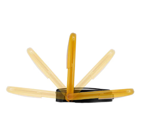 Blocator Loc Parcare Automat, At Performance, de la distanta, Suporta 2 Tone, o telecomanda, cheie, Negru/Galben