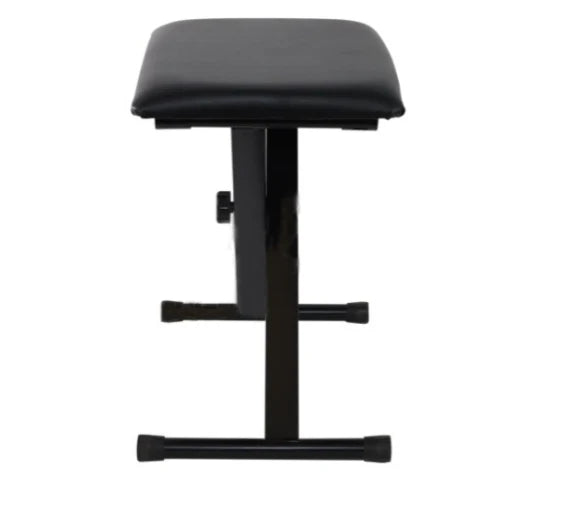 Scaun pentru Orga cu Inaltime Reglabila, Confort Sporit, Design Stabil, 52 / 55 / 57 cm, Pliabil, Usor de Depozitat, Protectie Podea, Negru
