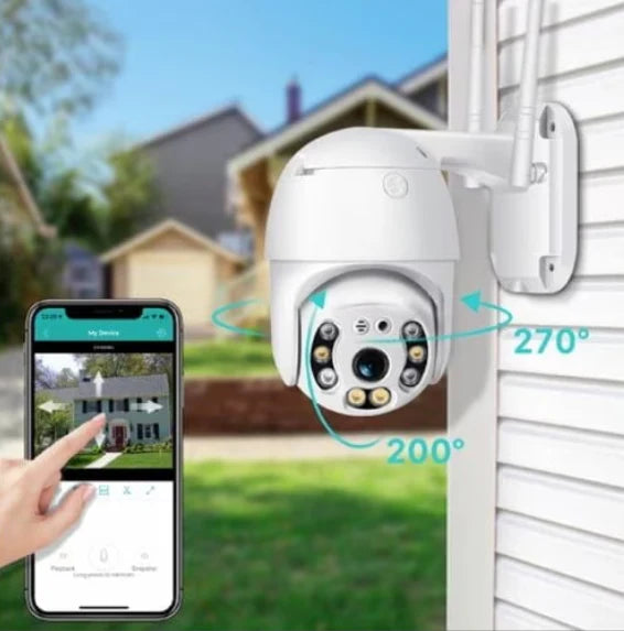 Camera Supraveghere, WiFi Night Vision 360°, Senzor De Miscare, At Performance, Pentru Exterior, Si Interior