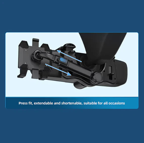 Suport de telefon, rotativ si retractabil, pentru oglinda auto