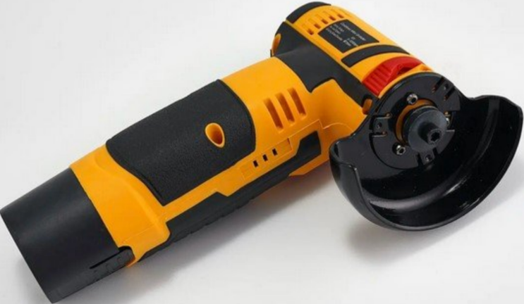 Mini Polizor Flex Unghiular Portabil, AT PERFORMANCE®, 2 acumulatori 12V, 750W, 1500 mAh, 19500 rpm, 6 discuri 76 mm, Autonomie Mare, Portocaliu/Negru.