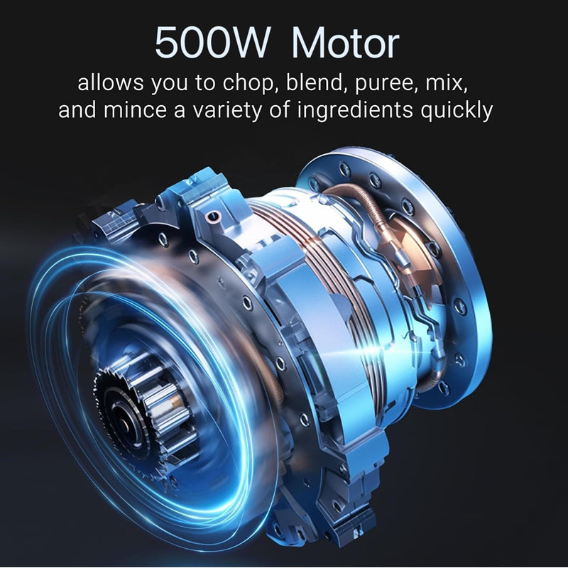 Tocator multifunctional HALEY cu lame performante si motor puternic, capacitate 3 L