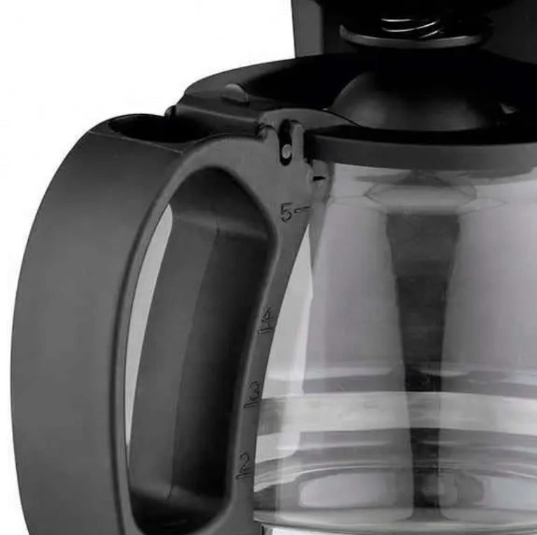 Aparat de Cafea HALEY HY-2808 – 800W, 1.25L, 12 Căni, Măcinare Rapidă, Sistem de Siguranță, Operare Ușoară