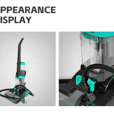 Aspirator canistră 1350 ml, 800W, cu filtru de aer ultra-fin și funcție de curățare umed-uscat – HALEY HY-3916, pentru acasă, hotel și spații exterioare