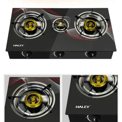 Aragaz cu două ochiuri Haley HY-1517 – Flacără puternică și consum redus de gaz