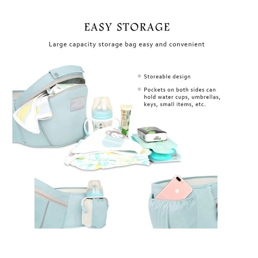 Marsupiu Multifunctional pentru bebelusi cu suport lombar, At Performance, Bumbac, 9 in 1, Varsta 0-36 luni