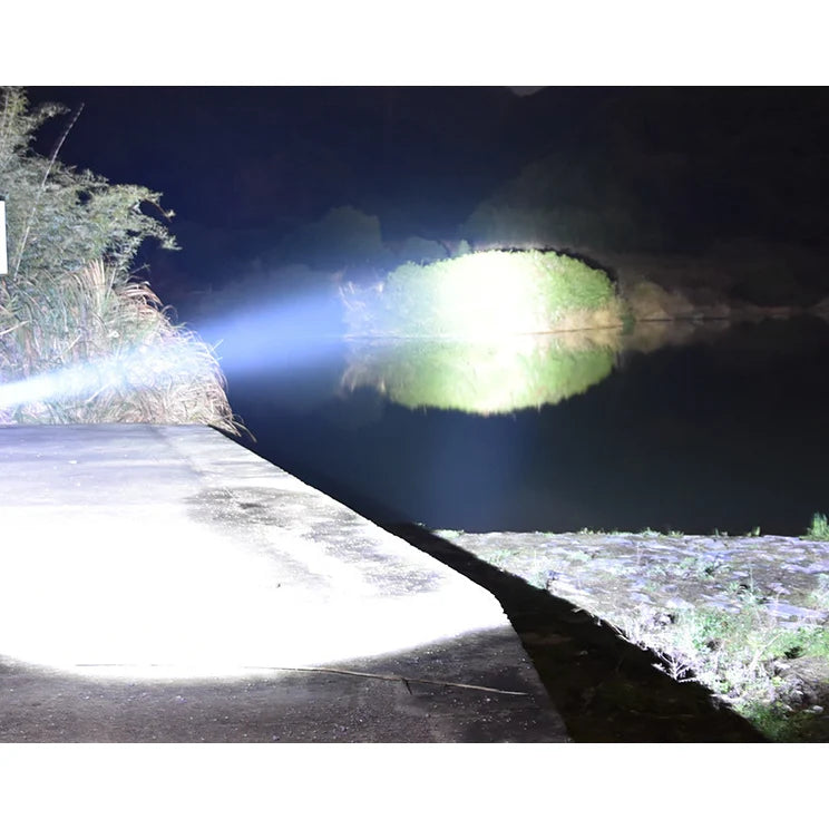 Lanterna Led Profesionala, AT PERFORMANCE®, TD-1500A, 30W, lumina laterala COB, incarcare de tip C, carcasa abs, cablu USB