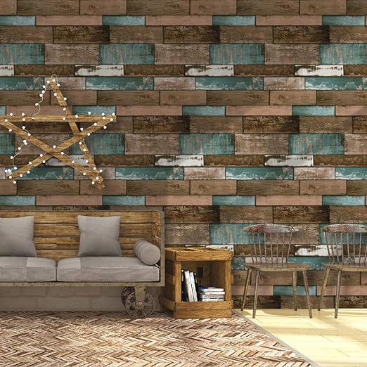 Rola Tapet 3D, autoadeziv/autocolant, AT PERFORMANCE®, spuma moale, design modern, pentru interior, usor de curatat, rezistent la apa, 68cmx2.8m, model lemn