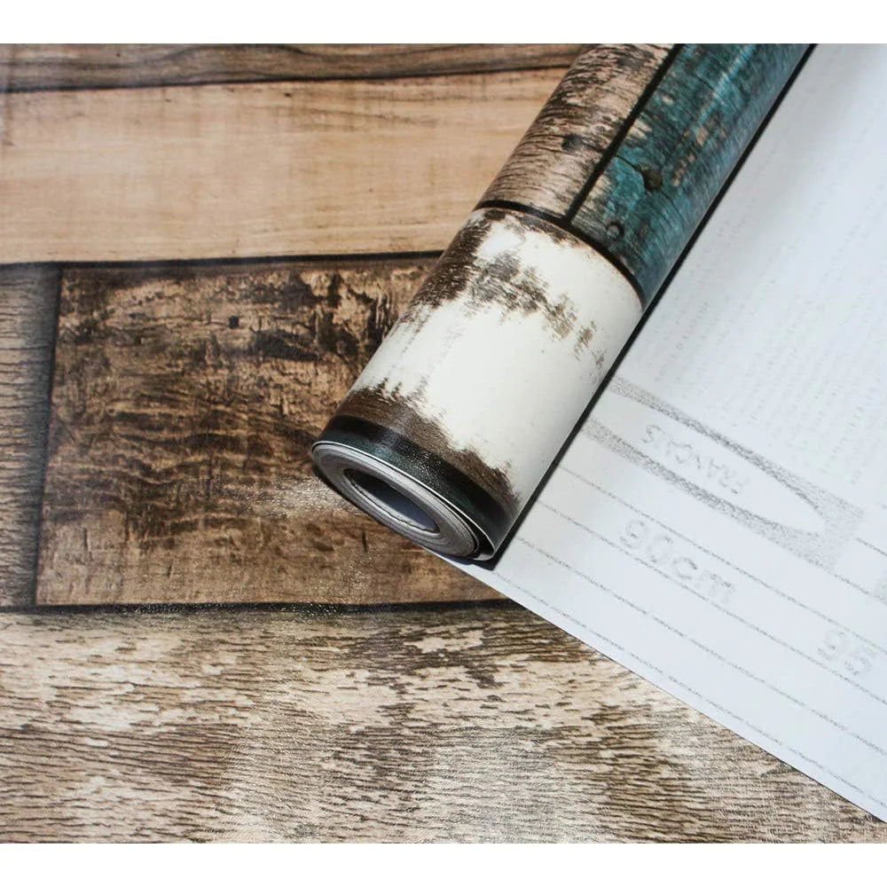 Rola Tapet 3D, autoadeziv/autocolant, AT PERFORMANCE®, spuma moale, design modern, pentru interior, usor de curatat, rezistent la apa, 68cmx2.8m, model lemn