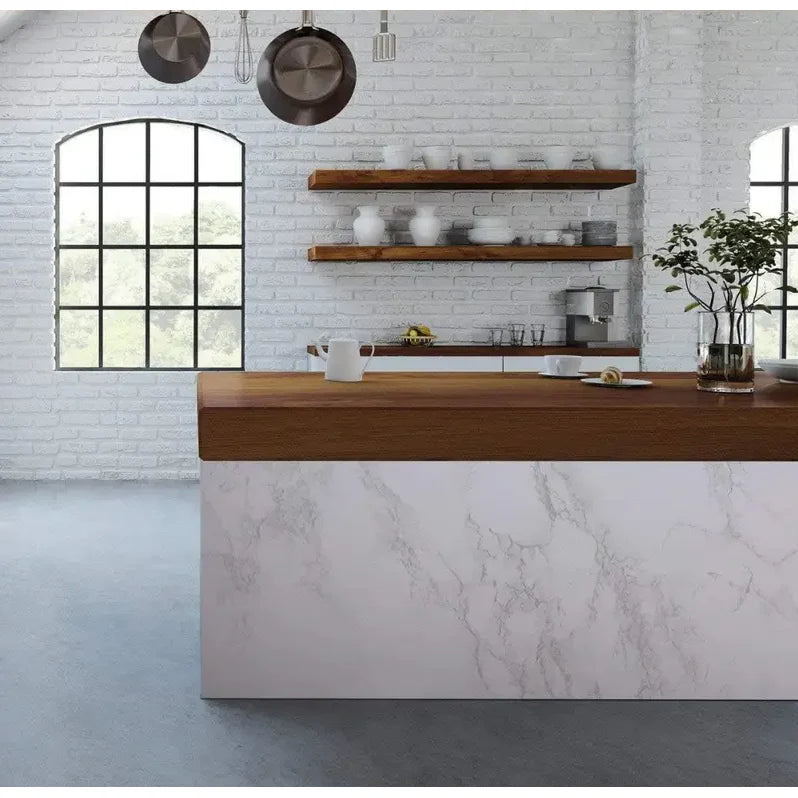 Rola tapet modern, imitatie de marmura At Performance rezistent, la apa, vinil, compact, autoadeziv, 60cmx 300 cm, gri deschis