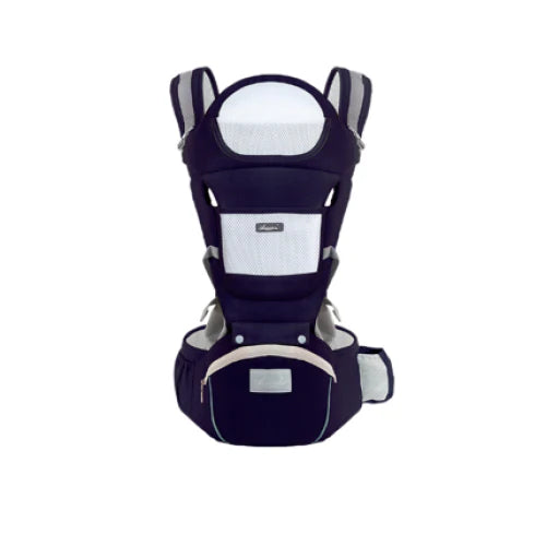 Marsupiu Multifunctional pentru bebelusi cu suport lombar, At Performance, Bumbac, 9 in 1, Varsta 0-36 luni