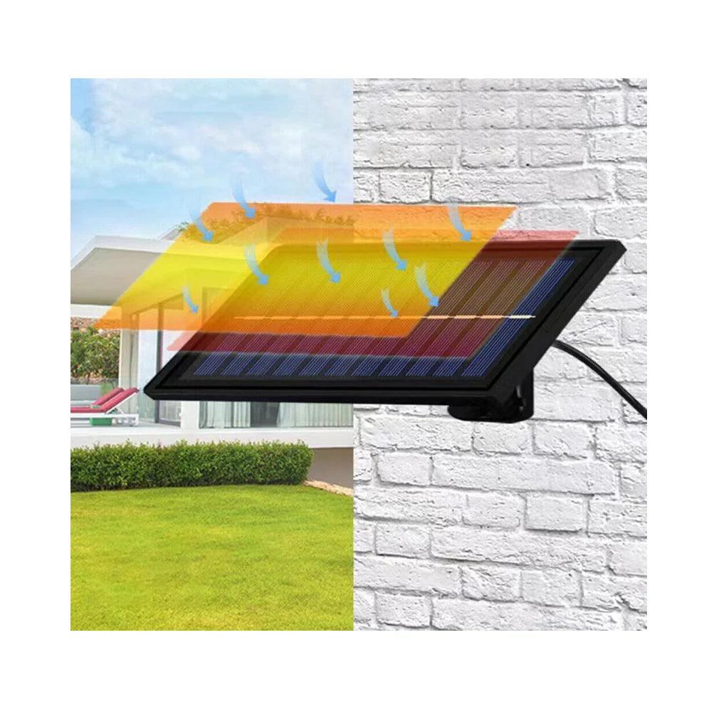 2 Lampi cu incarcare solara, AT PERFORMANCE®, telecomanda, lumina alb rece