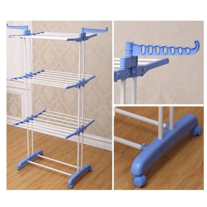 Uscător Vertical Pliabil Rufe/Haine – Soluția Mobilă pentru Spații Compacte