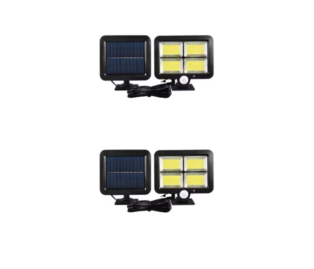 Proiector Solar Avansat cu 120 LED-uri si Senzor de Miscare: Iluminare Eficienta si Ecologica pentru Spatiile Exterioare